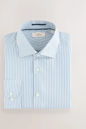 Next Signature 100% Cotton Bengal Stripe Shirt14in