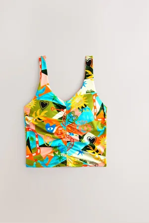 Never Fully Dressed Ruched Front Sports BH