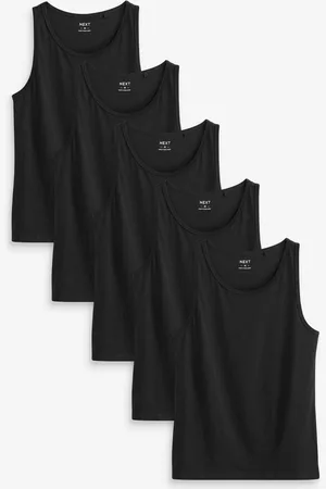 Next 100% Bomuldsveste 5 PakkeL