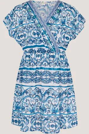 Monsoon Ornate Floral Print Kaftan Dress146152cm