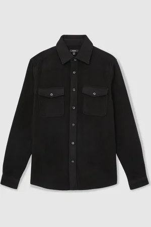 Reiss Demari Twin-Pocket Overshirt With WoolL
