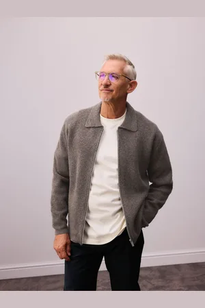 Next Relaxed Fit Textured Knit Zip-Through Shacket with WoolXS Reg