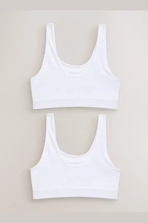 Next Sømfri Scoop Crop Tops 2 -pakke (7-16år)7 - 10 år (122 - 140cm)