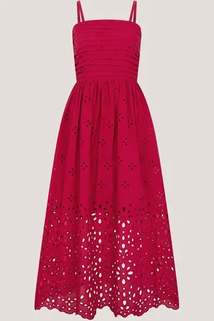 Monsoon Etta Broderie Midi 100% Cotton Dress40