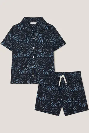 Monsoon Sun Print Shirt and Shorts Set134140cm