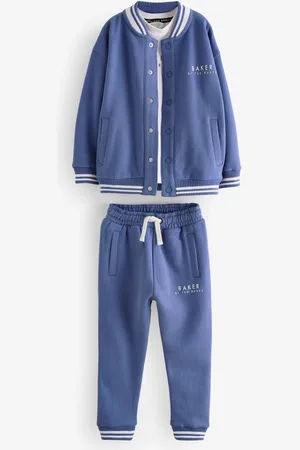 Ted Baker Blue 100% Cotton Varsity 3 Piece Set6 - 9 måneder (68 - 74cm)
