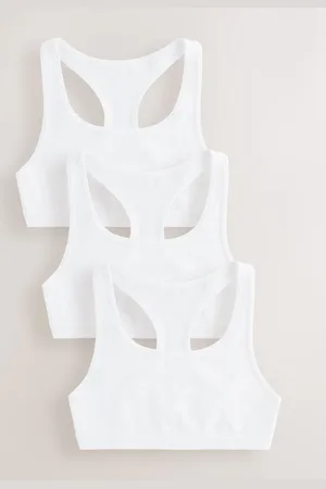 Next Racer Back Crop Tops 3 -pakke (5-16år)122128cm