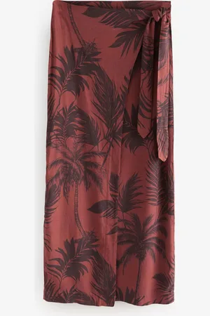 Next Midi Sarong Skirt With Linen46