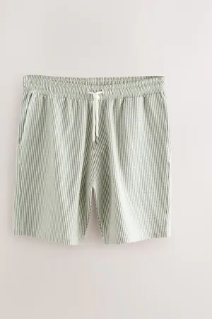 Next Jersey Seersucker Stribet Shorts2X-Large