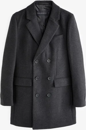French Connection Double Breasted PeacoatM