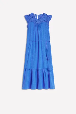 Boden Juliet Broderie 100% Cotton Midi Dress44