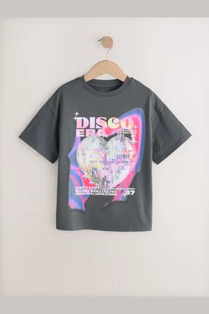 Next Oversized 100% Cotton Graphic Tryk T-shirt (3-16år)166168cm