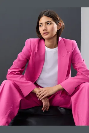 Next Skræddersyet / tætsiddende Blazer med Hør46lille