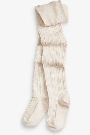 Next Cotton Rich Cable Tights11 - 12 år (146 - 152cm)