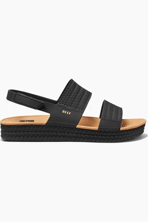 Reef Water Vista Sort Sandaler