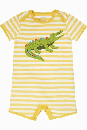 Frugi Baby Gul Rue 100% Romper i økologisk bomuld5662cm