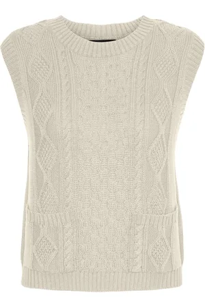VERO MODA Sleeveless Cable Knit VestXS 6