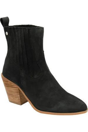 Ravel Suede Pull-On Ankle Boots