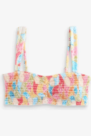 Never Fully Dressed Bright Shired Bikini Top44