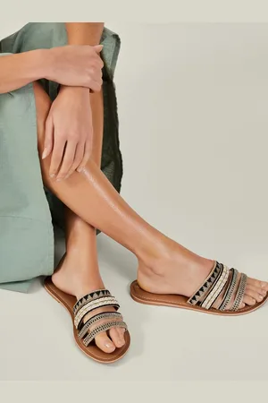 Accessorize Strappy Bead Sandalseu39