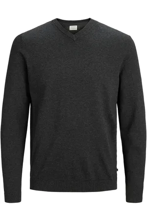 JACK & JONES 100% Cotton V-Neck Knitted JumperXL