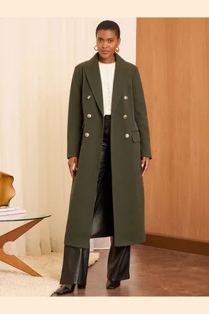 Love & Roses Dobbeltradet Hourglass Longline Coat38