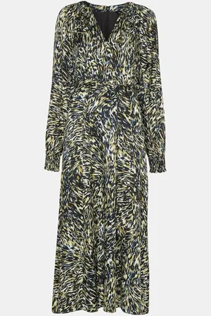 Whistles Petite Marlow Leopard Swirl Dress36