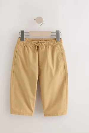 Next Wide Leg 100% Cotton Chino Trousers with Elasticated Waist (3mths-7yrs)6874cm