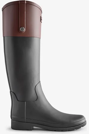 Hunter Gloss Refined Riding Boot Black Wellies