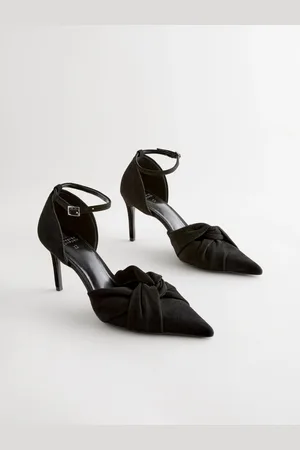 Next Forever Comfort Leather Knot Point Toe Heel Court Shoes
