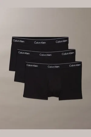 Calvin Klein 3 Pack lavtstående kufferter - Ikon Bomuld StrækSmall