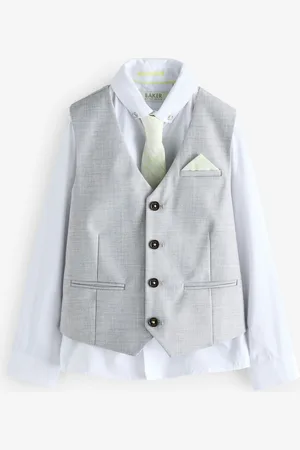 Ted Baker Waistcoat, White Shirt And Tie Set116122cm