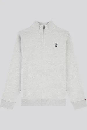 U.S. Polo Assn. U. S. Polo Assn. Boys Double Horsemen ¼ Zip Sweatshirt8 - 9 år (128 - 134cm)