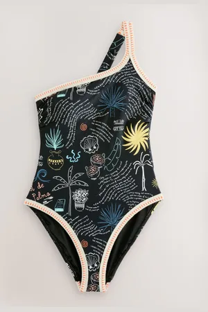 Never Fully Dressed Tummy Control One Shoulder Swimsuit