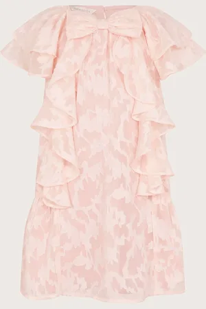 Monsoon Burnout Bow Ruffle Dress128134cm