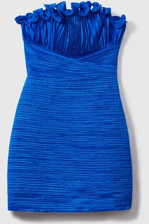 AMUR Strapless Ruffle Mini Dress38