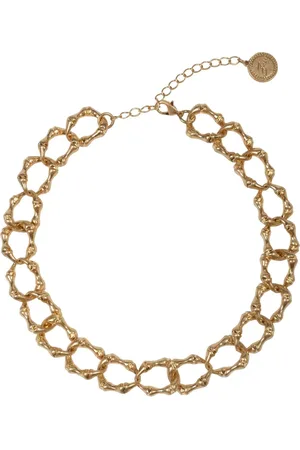 Bibi Bijoux Gold Tone Bamboo Chain Necklaceen