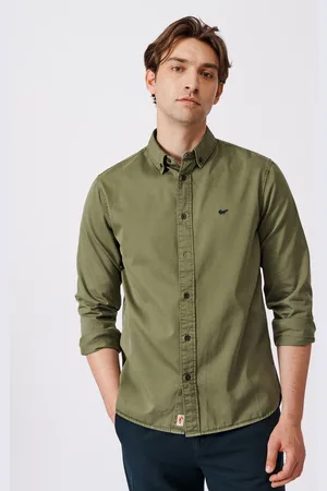 Aubin Hessle Garment Dyed Cotton SkjorterX-Large