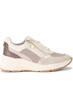 Carvela Naturlig Stride Zip Trainers