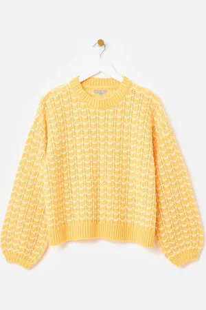 Oliver Bonas Wavy Stripe Knitted Jumper40