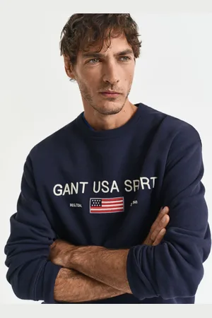 GANT Crew Neck Graphic Jumperlarge
