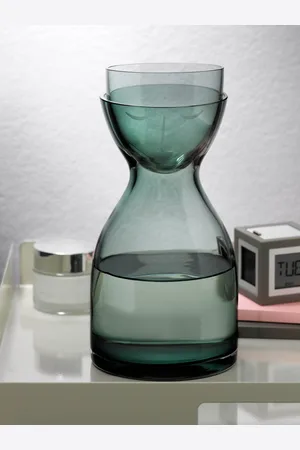 NUDE Mr. and Mrs. Short Night Water Jug and Glass Seten