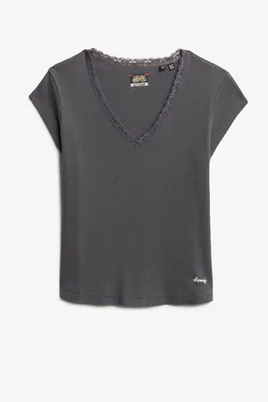 Superdry 100% Cotton Essential Square Neck Short Sleeve T-Shirt