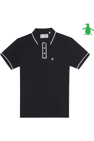 Original Penguin Earl Tipped Krave Pocket Pique Polo-skjorterM
