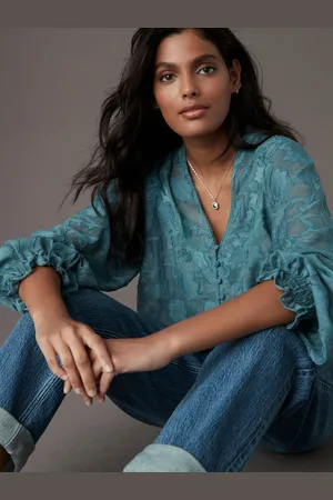 Next Jacquard Long Sleeve Tie Neck Blouse40