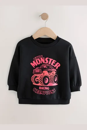 Next Rund hals bomulds Sweatshirt med tryk (3måneder-7år)110116cm
