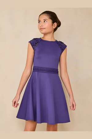 Lipsy London Scuba 3D Lace Occasion Dress (5-16yrs)14 år (164cm)