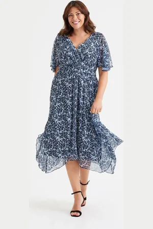 Scarlett & Jo Julie Flower Hanky Hem Dress40