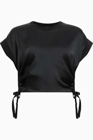 AllSaints AllSaints Mira Satin T-Shirtmedium