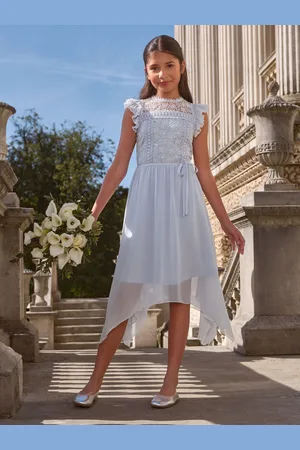Lipsy London Lace Front Flutter Sleeve Occasion Dress (5-16yrs)13 år (158cm)